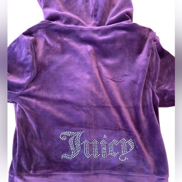 Juicy Couture OG Bling Hoodie in Rich Purple Size M. Like new condition. - Picture 3 of 9